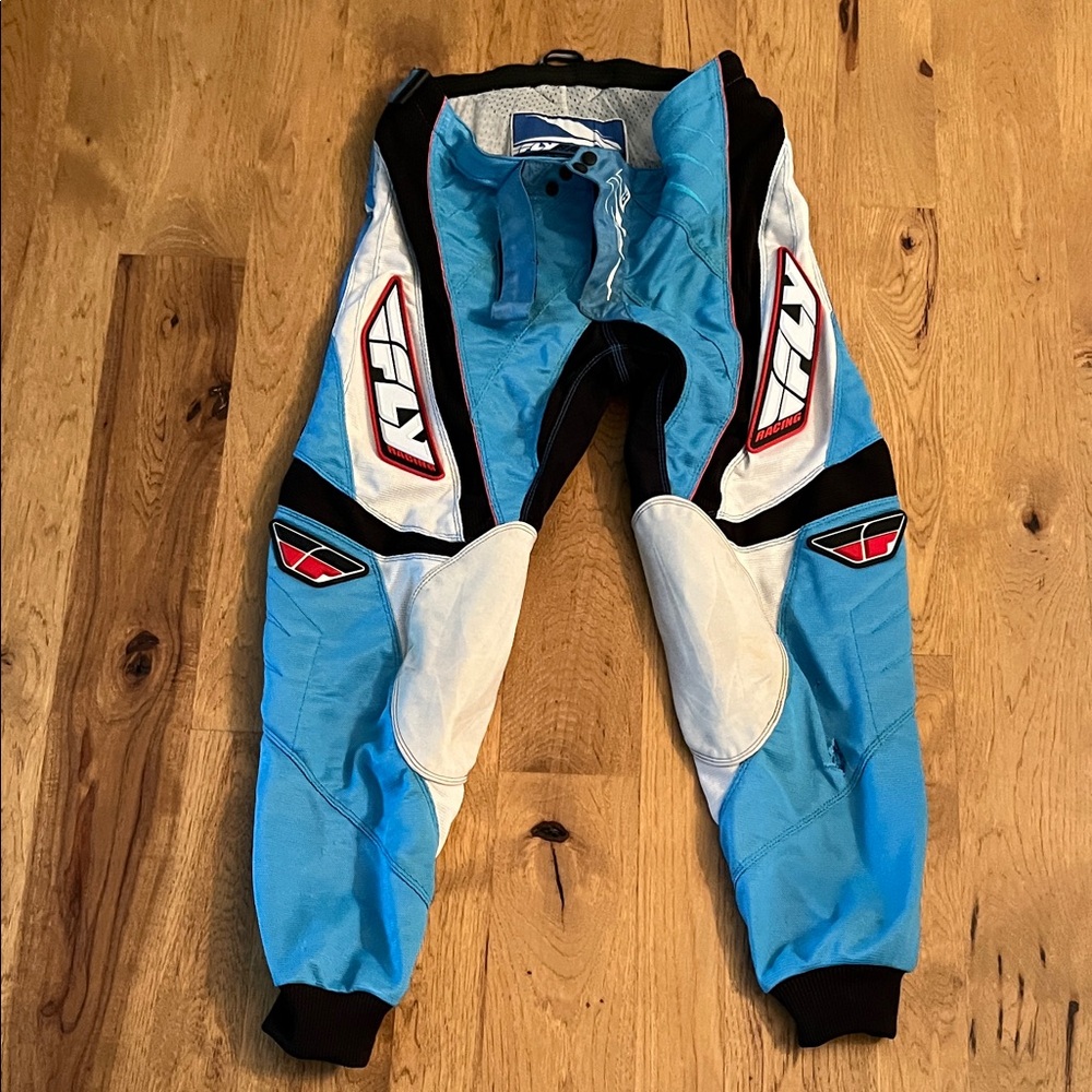 Fly Racing Blue and Black Men's Pants